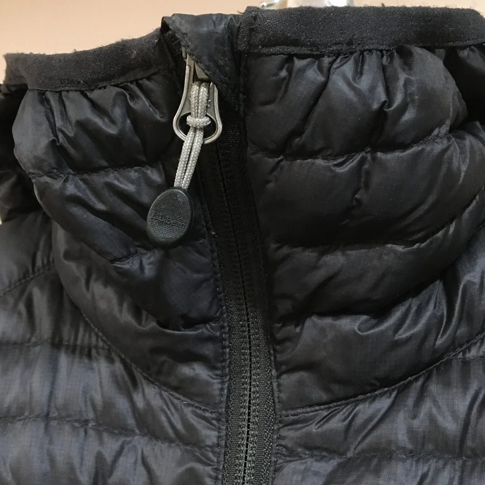 LL Bean Ultralight 850 Down Hooded Puffer Jacket Womens XS Black Outdoor Quilted - Picture 6 of 14